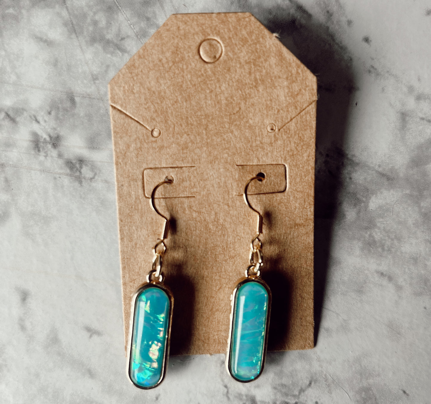 Blue Stone Earrings