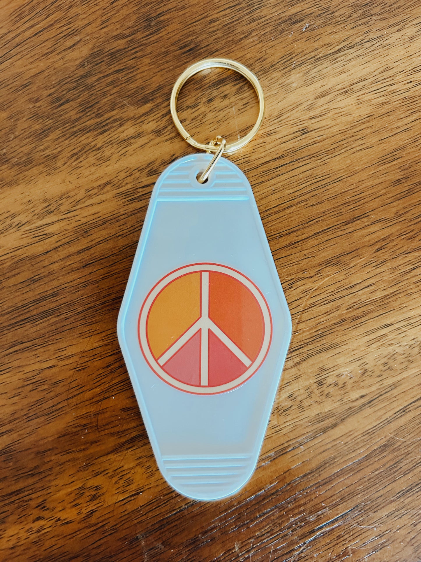 Peace Sign Keychain