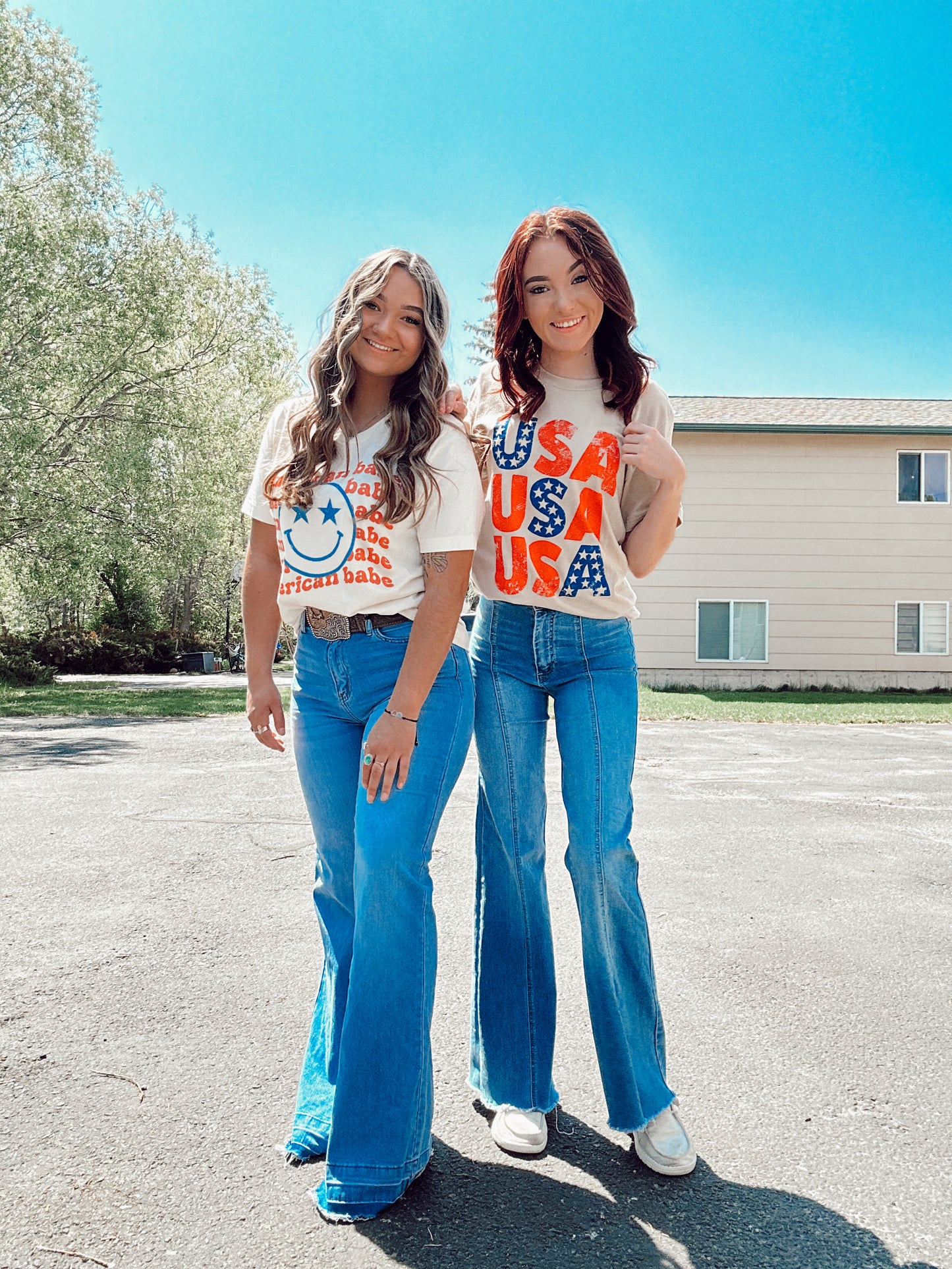 American Babe Graphic T