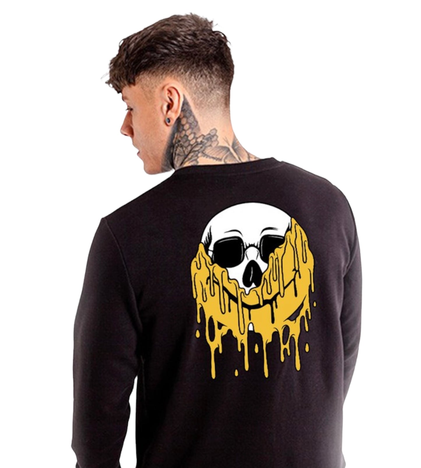 Drip Smiley Face Crewneck