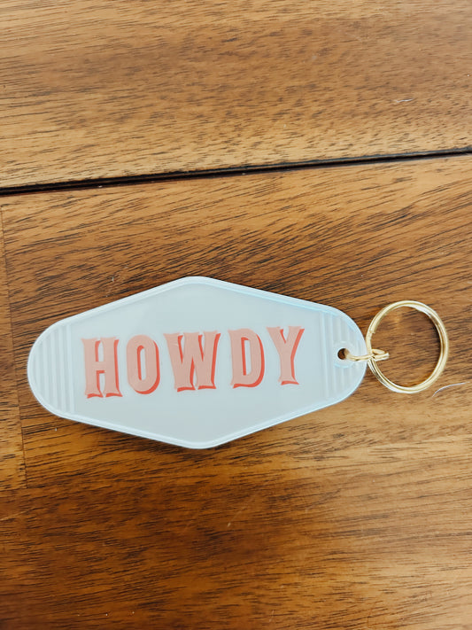 Howdy Keychain