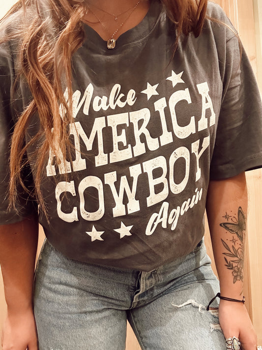 Make America Cowboy Again Graphic Tee