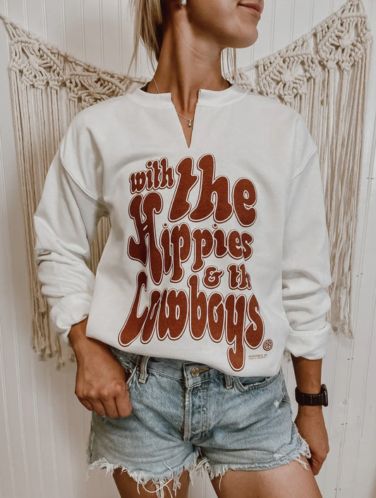 With the Hippies & the Cowboys
