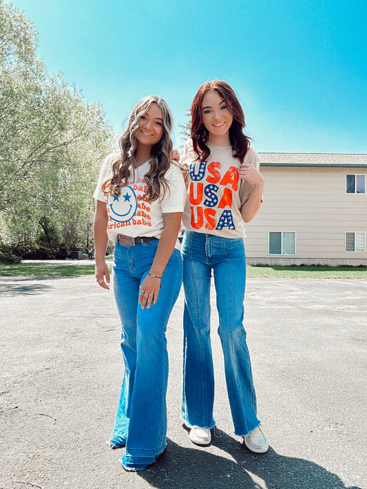 American Babe Graphic T